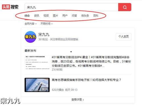 在头条如何搜索内容,轻松找到你想要的内容